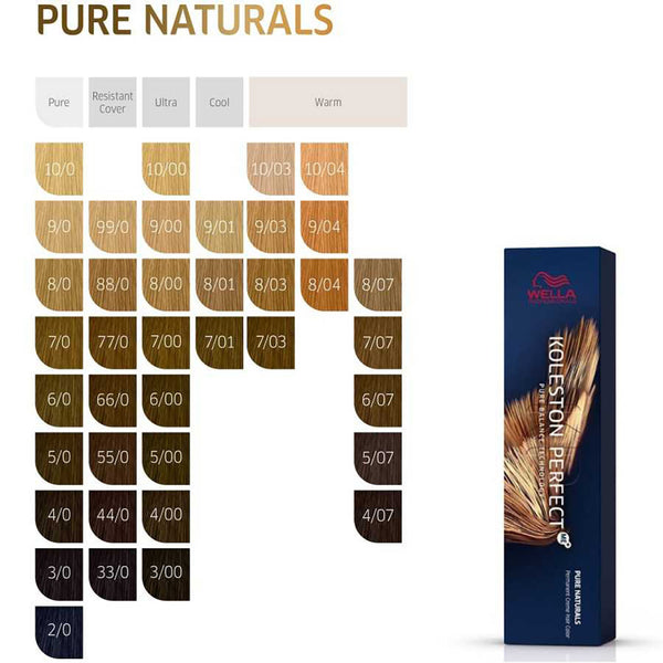 Coloration Koleston Perfect Me+ Pure Naturals Wella 60ml